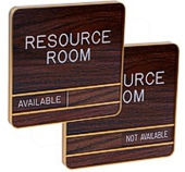 Architectural Sliding Message Wall Sign