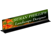 Desk Counter Bar Choice Digital Printed Sign 2"x8" with Holder