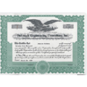 Stock Certificate, Printed