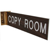 Corridor Wall Sign Value Engraved 5"x18"