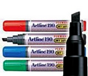 Artline EK-190 Dry Safe Permanent Marker - Chisel Tip