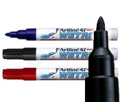 Artline EK-47 Wetrite Markers 1.5mm Bullet Tip