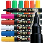 Artline EPP-4 Poster Markers 2.0mm Bullet Tip