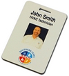 NBP2 - Digital 2"x3" Multi-Color Name Badge w/ Double Sided Photo 