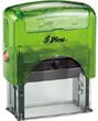 S844G - Shiny S-844 Clear Green Self-Inking Stamp