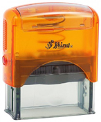 Shiny S-844 Clear Orange Self-Inking Stamp