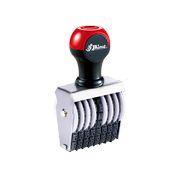Shiny Manual Numbering Stamp, Size 1 (5/32"), 8 Bands