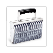 Shiny Manual Numbering Stamp, Size 5 (9/16"), 14 Bands