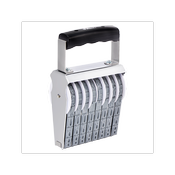 Shiny Manual Numbering Stamp, Size 5 (9/16"), 8 Bands