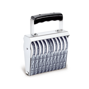 Shiny Manual Numbering Stamp, Size 6 (11/16"), 10 Bands