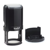 Trodat 4642 - Round self-inking stamp with popular 1-5/8" diameter. Customized with your design and a variety of ink colors.