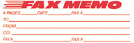 SHA3243 - SHA3243 - Jumbo Stock Stamp - FAX MEMO